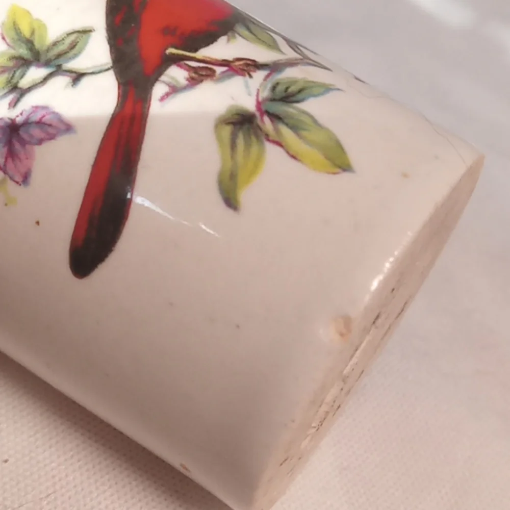 Vtg. candlestick holders West Germany ceramic Birds